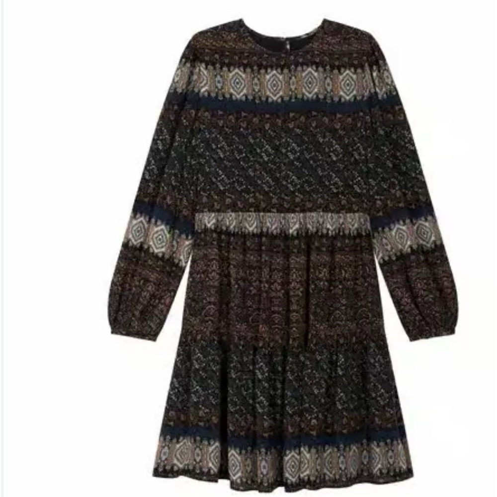 94. Vanessa Bruno tapestry pattern dress, size EU 36/US 2-4.